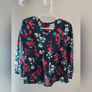 4T long sleeve floral top